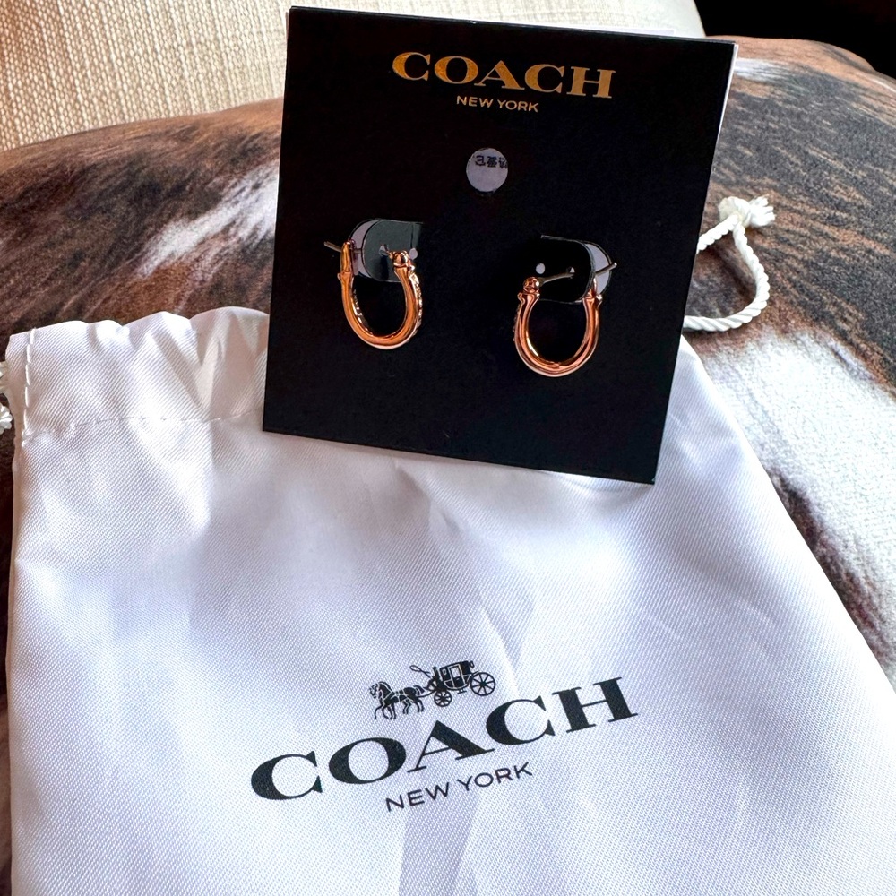 Coach earrings